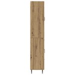 vidaXL Ensemble de Meubles 2 Pièces Chêne artisanal 66 x 34 5 x 89 5 cm