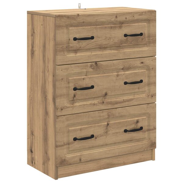 vidaXL Armoire à tiroirs Chêne artisanal 66 x 34 5 x 87 cm