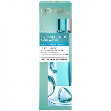 L'Oréal Paris - Soin Liquide Hydratant HYDRA GENIUS 70Ml - Peau Normale à Sèche