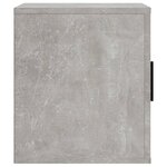 vidaXL Meuble TV Gris béton 100x35x40 cm Bois d'ingénierie
