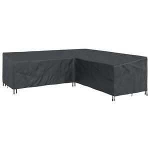 vidaXL Housse pour meubles Noir 270 x 270 x 80 cm Tissu Oxford 210D