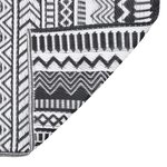 vidaXL Tapis d'extérieur Noir 190x290 cm PP