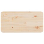 vidaXL Table basse Naturel 80 x 39.5 x 33.5 cm Bois de pin massif