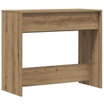 vidaXL Table console chêne artisanal 89x41x76 5 cm bois d'ingénierie