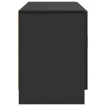 vidaXL Meuble TV Noir 99 x 34 5 x 47 cm Bois d'ingénierie