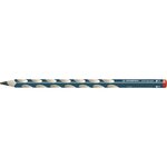 Crayon graphite easygraph b droitier bleu ardoise x 12 stabilo