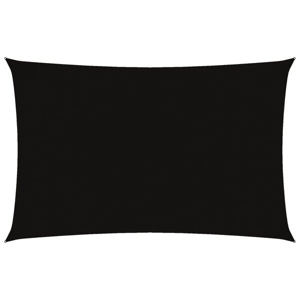 vidaXL Voile de parasol tissu oxford rectangulaire 2 5x5 m noir