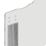 vidaXL Tête de lit Gris Sonoma 80 cm Bois d'ingénierie