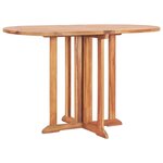 vidaXL Ensemble à manger d'extérieur pliable 5 Pièces Bois solide de teck
