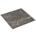 vidaXL Dalles de plancher PVC autoadhésif 5 11 m² noir marbre