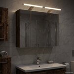 vidaXL Armoire Miroir de Salle de Bain Bois ancien 60 x 14 5 x 50 cm