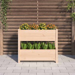 vidaXL Jardinière 77x25x66 cm Bois massif de pin