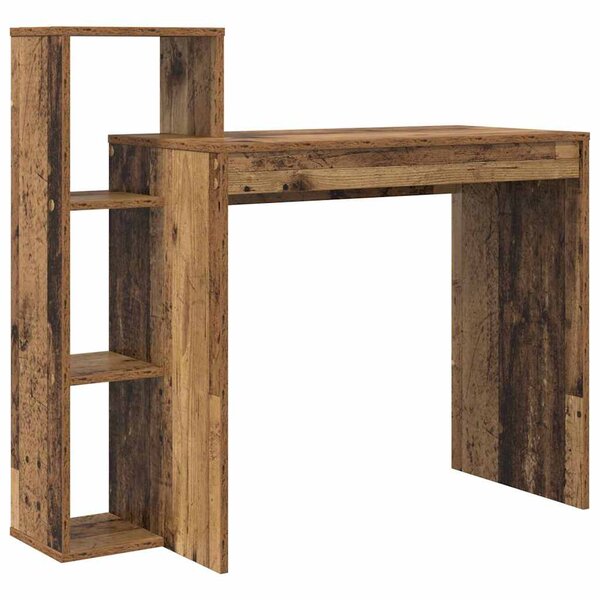 vidaXL Bureau Bois Ancien 100 x 40 x 90 cm Bois d'ingénierie