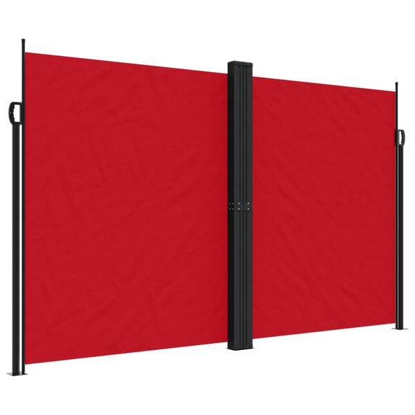 vidaXL Auvent latéral rétractable Rouge 200x1200 cm