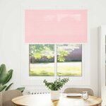 vidaXL Store plissé rose 105x150 cm largeur du tissu 104 4cm polyester