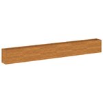 vidaXL Lit surélevé de jardin 578x50x69 cm acier corten
