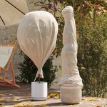 vidaXL Fleece de protection des plantes contre le gel Beige 50 x 3 2 m