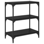 vidaXL Bibliothèque Chêne noir 60 x 33 x 71 cm Bois d'ingénierie
