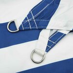 vidaXL Voile d'ombre Bleu et Blanc 3 6 x 3 6 x 3 6 m