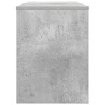vidaXL Meuble TV Gris béton 80 x 30 x 40 cm Bois d'ingénierie