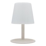Lampe de table sans fil led standy mini beige acier h25cm