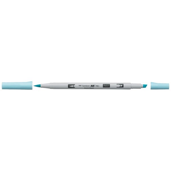 Marqueur Base Alcool Double Pointe ABT PRO 451 bleu ciel x 6 TOMBOW
