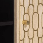 vidaXL Meuble TV 105x33x46 cm Bois massif de manguier