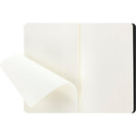 Set de 3 cahiers moleskine noir 13 x 21 cm ivoire sans quadrillage 80 pages