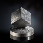 Pièce de monnaie en Silver - Meteorite 5 Cedis g 31.1 (1 oz) Ag - 31.1 (1 oz) Meteorite Millésime 2025 Space Cube SPACE CUBE