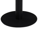 vidaXL Table de bistro Marron clair 50 cm MDF