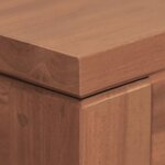 vidaXL Armoire de salle de bain 85x40x75 cm bois de teck solide