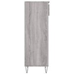 vidaXL Armoire à chaussures Sonoma gris 40x36x105 cm Bois d'ingénierie