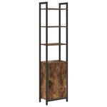 vidaXL Bibliothèque Chêne fumé 40 x 24 x 161 cm Bois d'ingénierie