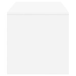 vidaXL Meuble TV blanc 60x40x40 cm bois d'ingénierie