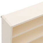 vidaXL Vitrine de collection en bois avec 6 étagères 100x8 5x55 cm