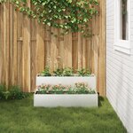 vidaXL Pot de jardin à deux niveaux 100x60x45 cm Acier inoxydable