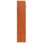 vidaXL Tête de lit avec rangement cire marron 90 cm bois massif de pin