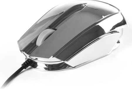 Souris filaire ngs ice rgb (argent)