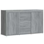 vidaXL Buffet Sonoma gris 120x36x69 cm Bois d'ingénierie