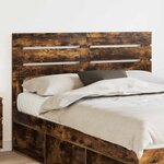 vidaXL Tête de lit Chêne fumé 160 cm Bois d'ingénierie