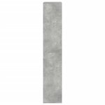 vidaXL Bibliothèque gris béton 100x33x175 cm bois d'ingénierie