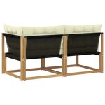 vidaXL Unité de canapé sectionnel Blanc 162 5 x 83 x 73 cm