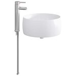 vidaXL Lavabo de salle de bains Chrome 38 5 x 38 5 x 16 cm métal