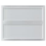 vidaXL Étagères murales 2 Pièces 50x40x3 cm argenté acier inoxydable