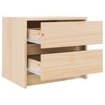 vidaXL Table de chevet 40x31x35 5 cm bois de pin massif