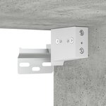 vidaXL Cabinet à chaussures Gris béton 103x30x51 cm Bois d'ingénierie