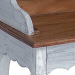 vidaXL Bureau d'écriture avec tiroir Marron et blanc 80 x 40 x 92 cm