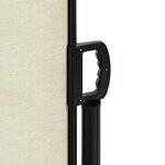 vidaXL Auvent latéral rétractable crème 200x300 cm