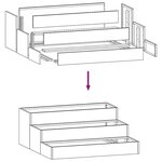 vidaXL Cache-pot de jardin Argent 90 x 90 x 35 cm Acier galvanisé