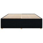 vidaXL Cadre de lit sans matelas noir 180x200 cm tissu